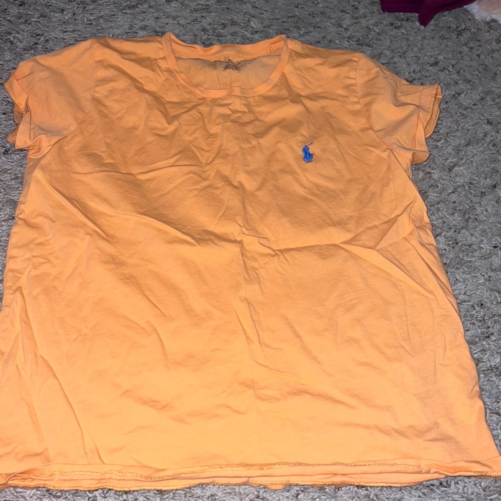 Orange polo tee , be gently worn a few time!